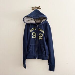 Abercrombie & Fitch Kids Blue Zip-Up Hoodie